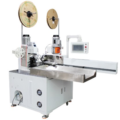 Fully automatic dual-head wire terminal machine